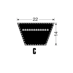 JK Transpower C126 Poly F Plus PB Classical Belt image 2