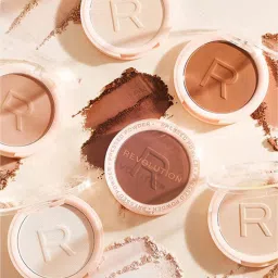 Makeup Revolution Reloaded Pressed Powder Vanilla - 6 gm image 5