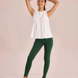 Go Colors! Golf Green Plain Leggings-picture-6