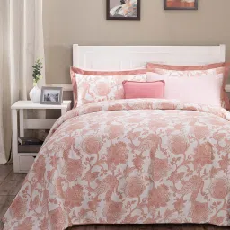 Maspar Red Cotton King Duvet Cover - Set of 8 image 2