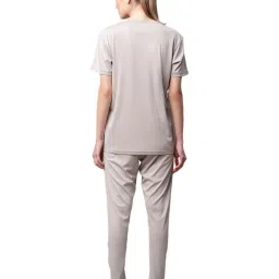 Vimal Jonney Light Grey Regular Fit T-Shirt With Trackpants image 2
