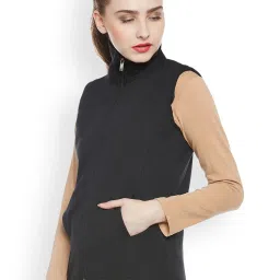 Belle Fille Black Regular Fit Jacket image 3