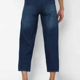 Solly by Allen Solly Navy Lightly Washed Jeans image 2