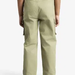 Ed-a-Mamma Green Cotton Regular Solid Trouser image 2