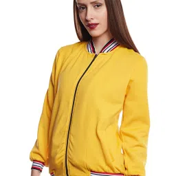 Belle Fille Yellow Regular Fit Jacket image 3