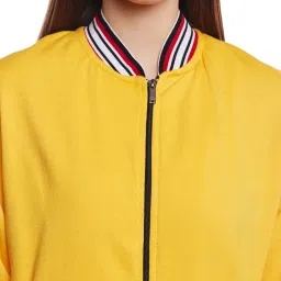 Belle Fille Yellow Regular Fit Jacket image 5