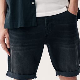 NEXT Men Washed Denim Shorts-picture-11