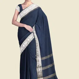 The Chennai Silks Ethnic Motifs Zari Chanderi Saree-image-72