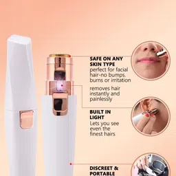 Flying Monk 2 IN 1 Electric Hair Removal Shaver for Eyebrow Body Face Epilator image 3