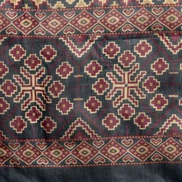 SHANVIKA Ethnic Motifs Printed Pure Cotton Ikat Saree image 5