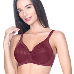Amante Wine Non Wired Non Padded Full Coverage Bra-picture-8