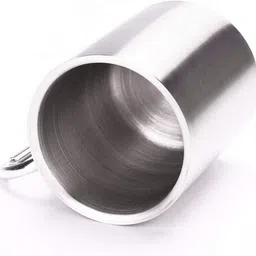 linist Stainless Steel Coffee Mugs with Carabiner Handles 280 ML. Double Walled Travel Water Tea Coffee Cups for Backpacking, Camping & Hiking (1) image 4