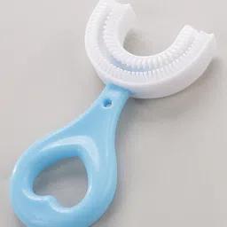 Kritiu Soft Sillicone U-Shaped Toothbrush Pack Of 2 - Pink & Blue image 2