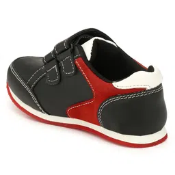 TUSKEY Colour Block Detailed  Double Velcro Closure Shoes - Black image 3