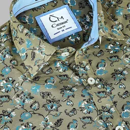 CHECKMARK CLOTHING Men Slim Fit Printed Casual Shirt image 3