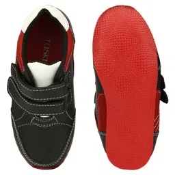 TUSKEY Colour Block Detailed  Double Velcro Closure Shoes - Black image 5