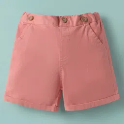 ToffyHouse Poplin Woven Half Sleeves Shirt & Shorts with Suspender & Bow with Floral Print - Pink & White image 4