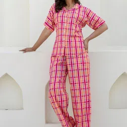 Moda Rapido Checked Shirt With Trousers Co-Ords image 3