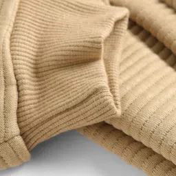 Little Kangaroos Woven Full Sleeves Hooded Sweatjacket With Patch Detailing - Beige image 5