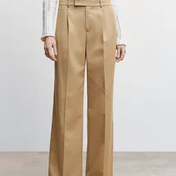 MANGO Women Wide Leg Trousers-image-25