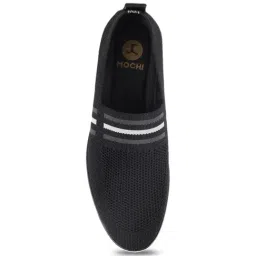 Mochi Men's Black Casual Slip-Ons image 3