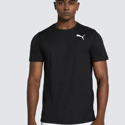 Puma Puma Black-Solid Regular Fit Sports T-Shirt image 1
