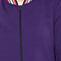 Belle Fille Purple Regular Fit Jacket image 5