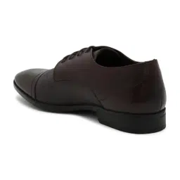 Van Heusen Men's Brown Derby Shoes image 5