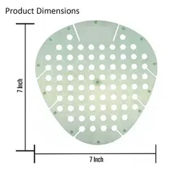 Zureni Urinal Pot Mat Anti-Splash Deodorizer Spatter Eucalyptus Fragrance For Bathroom and Restroom, ZU-UPR-20SM (Pack of20) image 2