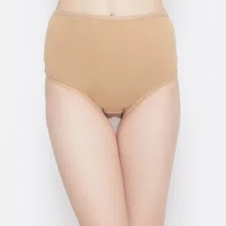 Clovia Beige Cotton Maternity Panty image 1