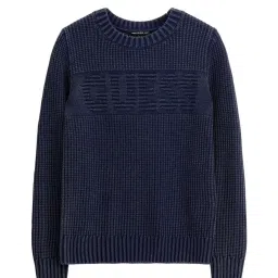 Guess Kids Deep Ink Logo Regular Fit Sweater image 1