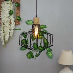 Homesake Black Metal Pitcher Pendant Light - Set of 1 image 1