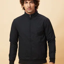 Being Human Black Regular Fit Jacket image 1