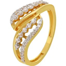 Malabar Gold and Diamonds 22k (916) Yellow Gold Ring for Women image 1