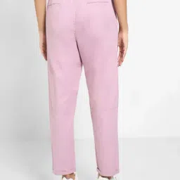 Honey by Pantaloons Mauve Shadows Casual Trousers image 2