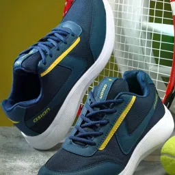 Asian Men's Navy Running Shoes image 1