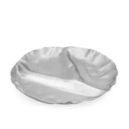 Home4U Silver Iron Plate - Set of 1-image-9