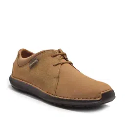 Woodland Men's Tan Derby Shoes-picture-17