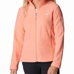 Columbia Peach Full Sleeves Fast Trek II Jacket-picture-17