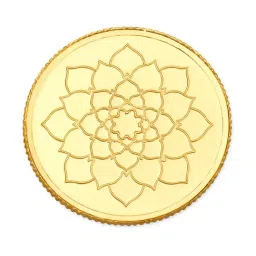 Mia by Tanishq Lotus 24k (999) 10gm Gold Coin-image-92