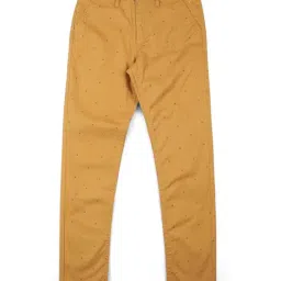 Allen Solly Junior Yellow Cotton Printed Trousers-image-90