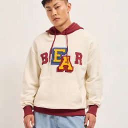 The Bear House Multi Relaxed Fit Typography Hoodie-picture-36