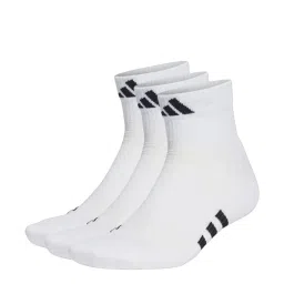 Adidas PRF CUSH MID 3P White Solid Socks Pack of 3 image 1