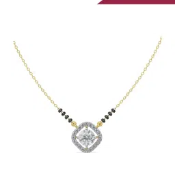 Emori 18k Yellow Gold & Diamond Nirvi Mangalsutra image 1