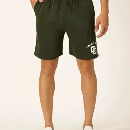 Thomas Scott Kombu Green Regular Fit Shorts image 1