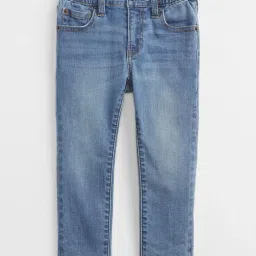 GAP Boys Blue Solid Jeans image 1
