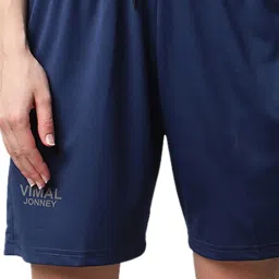 Vimal Jonney Multicolored Slim Fit Shorts (Pack Of 2) image 4