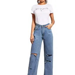 Kotty Blue Distressed Jeans image 4