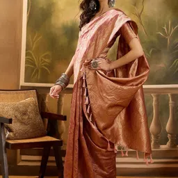 Suha Woven Design Zari Art Silk Heavy Work Banarasi Saree image 2