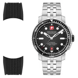 SWISS MILITARY HANOWA SMWGL0002001-SET MAITRE PLONGEUR Analog Watch For Men (Interchangeable Strap) image 1